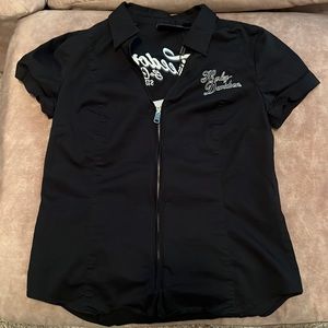 Harley Davidson Collared Zip up